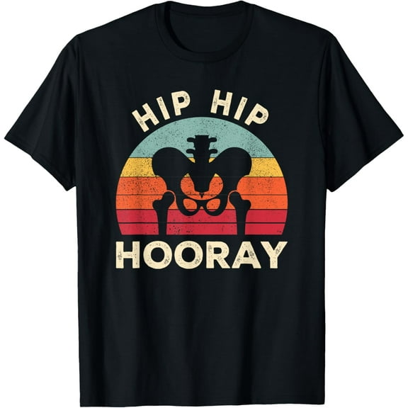 Hip Surgery Recovery Hip Replacement Recovery T-Shirt men and women can wear, black, white, gifts