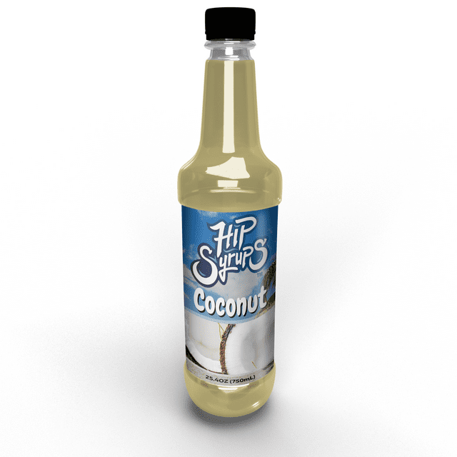 Hip Syrups Coconut Simple Syrup, 25.4 fl oz