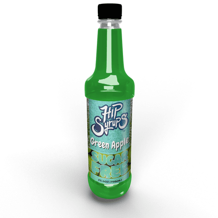 Hip Syrups Green Apple Sugar Free Simple Syrup, 25.4 fl oz