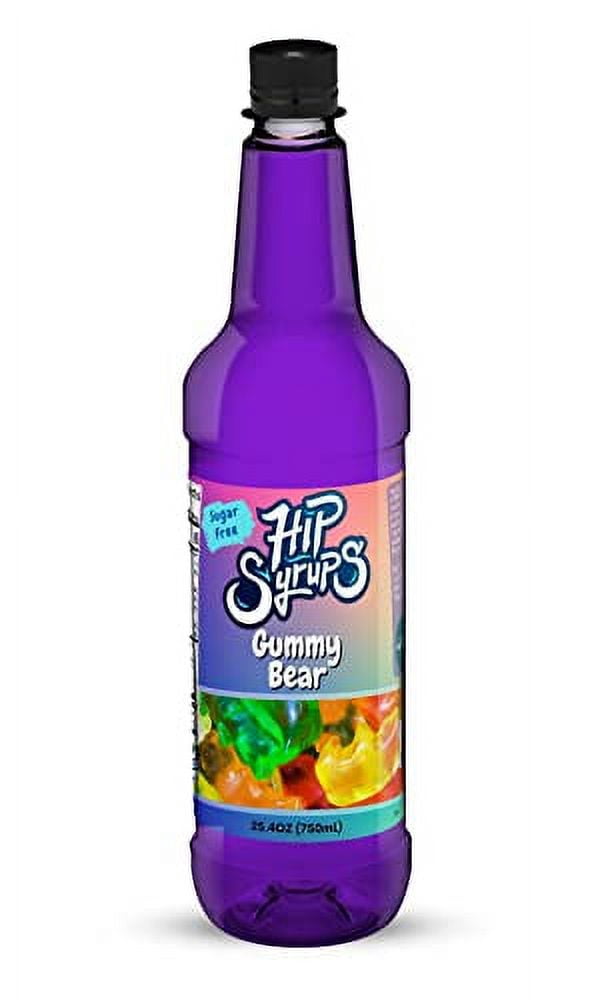 Hip Syrups Gummy Bear Sugar Free Simple Syrup Designed for Water