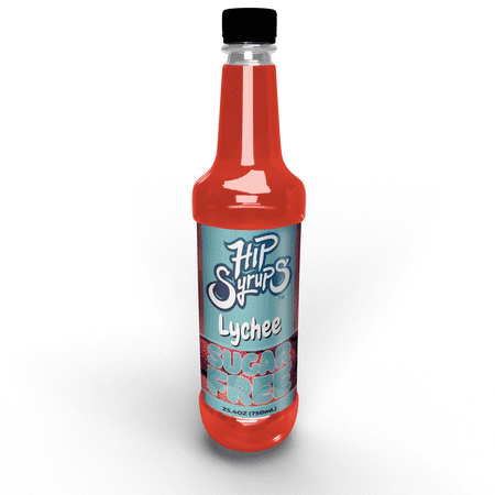 Hip Syrups Lychee Sugar Free Simple Syrup, 25.4 fl oz