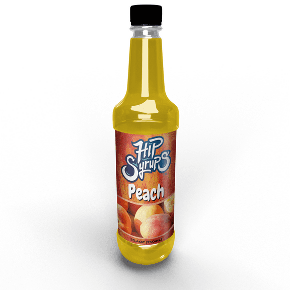 Hip Syrups Peach Simple Syrup, 25.4 fl oz