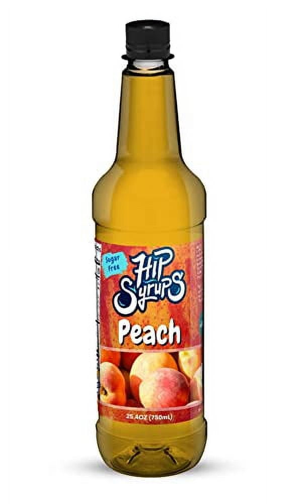 Hip Syrups Peach Sugar Free Simple Syrup Designed for Water Flavor