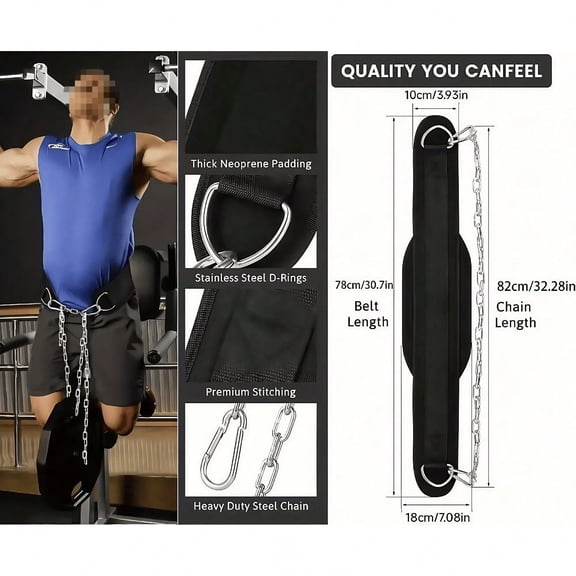 Hip Thrust Belt for Glute Training, Holds Dumbbell for Hands-Free Focused Workouts