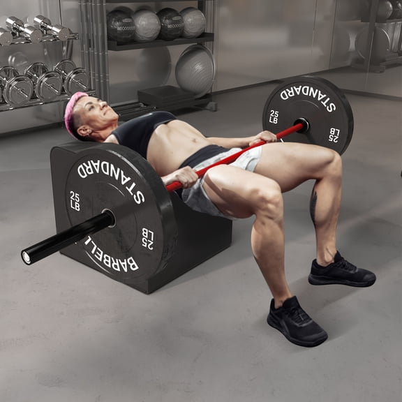 Hip Thrust Bench for Home Gym Booty & Glute Workout Platform with Ergonomic, Durable Design. Total Body Strength Training Equipment for All Fitness Levels. Sleek Accessory with Smooth Texture Finish