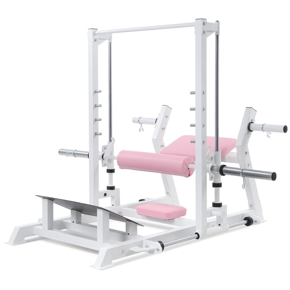 Hip Thrust Machine,770LBS Plate-Loaded Glute Drive with Band Peg & Weight Holder,Heavy Duty Glute Bridge Machine,Butt Exercise Equipment for Home Gym Glute Building