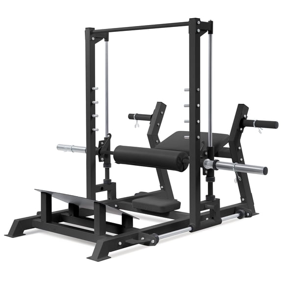 Hip Thrust Machine,770LBS Plate-Loaded Glute Drive with Band Peg ...