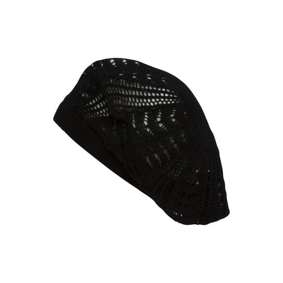 Hip Womens Slouchy Lightweight Knitted Beanie- Black