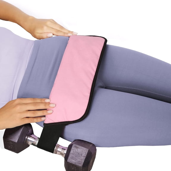 Hip bridge weight-bearing belt yoga sports dumbbell waist training auxiliary belt home hip thrust exercise equipment