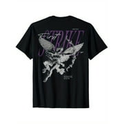 Hip-hop retro avant-garde urban style Y2K back print streetwear angel T-shirt