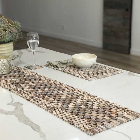 Hip-o Modern Living IPM082 Wooden Table Runner