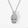 thumbnail image 1 of HipHop Animal Lion 14K Yellow Gold Pendant Necklace For Men Cuban Chain Ice Out Bling Micro Paved CZ Necklace Punk Rock Biker Motorcycle Jewelry, 1 of 6