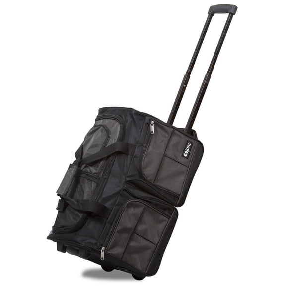 Hipack 20-inch Carry-On Rolling Duffle Bag - Charcoal
