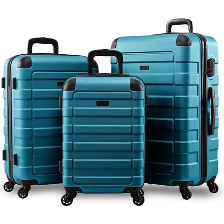 Hipack Prime Hardside 3-Piece Spinner Luggage Set - Turquoise
