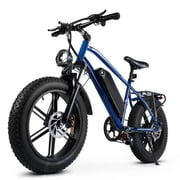 OUXI Electric Bike for Adults, Peak 1000W Electric Bicycle, 48V/13Ah Battery, Up to 25MPH, 20 Fat Tire Ebike, 38 Miles Range Mountain Bike for Cycling, 7 Speed E Bike, E-bike UL2849