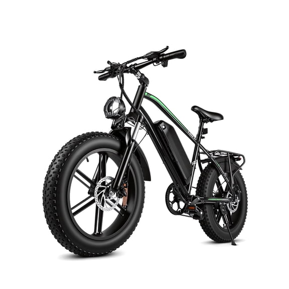 OUXI Electric Bike for Adults, Peak 1000W Electric Bicycle, 48V/13Ah Battery, up to 25MPH, 20'' Fat Tire Ebike, 38 Miles Range Mountain Bike for Cycling, 7 Speed E Bike, E-Bike UL2849