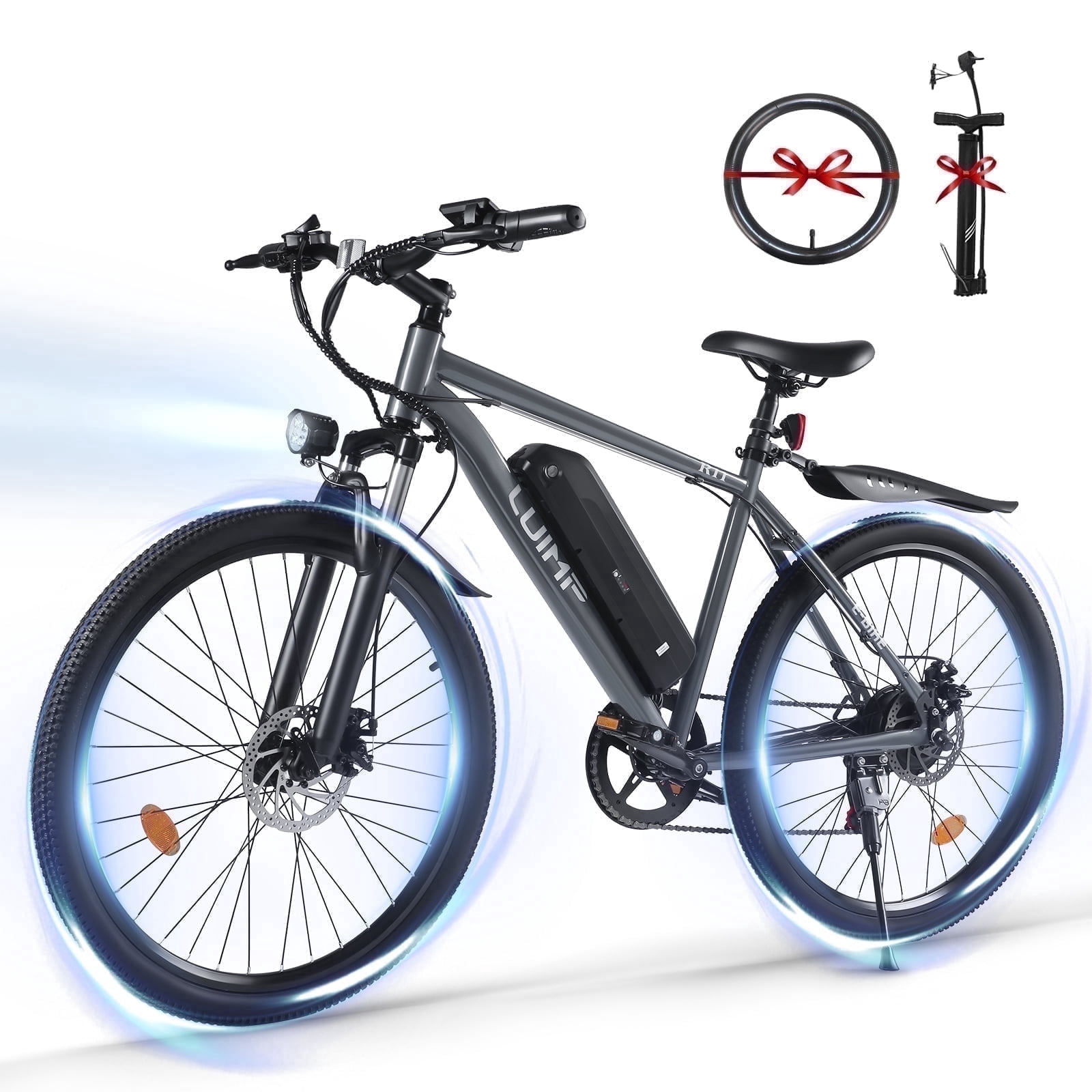 Hipatoo 26" Electric Bike 500W 20MPH E-bike, 36V 10.4Ah Battery, Ebike for Adults, E Bike UL2849