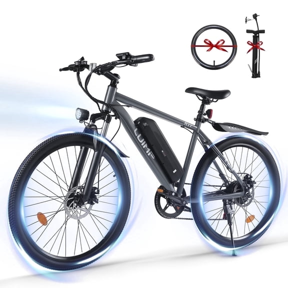Hipatoo 26" Electric Bike 500W 20MPH E-bike, 36V 10.4Ah Battery, Ebike for Adults, E Bike UL2849