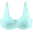 thumbnail image 1 of Elvqul Bras for Women Plus Size Push up Lace Breathable Underwire Juniors Bras Lightweight 34C-46E, 1 of 4