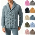 thumbnail image 1 of Elvqul Sweater for Men Winter Button down Cardigans V Neck Cardigans Long Sleeve Mens Sweater, 1 of 6