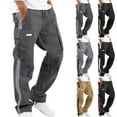 thumbnail image 1 of Elvqul Cargo Pants for Men with Pockets Big and Tall Mens Cargo Pants, 1 of 7