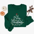 thumbnail image 1 of Hipattires Christmas Womens Sweatshirts, Womens Clothes Christmas, Graphic Loose Fashion Long Sleeve, Green, 1 of 6