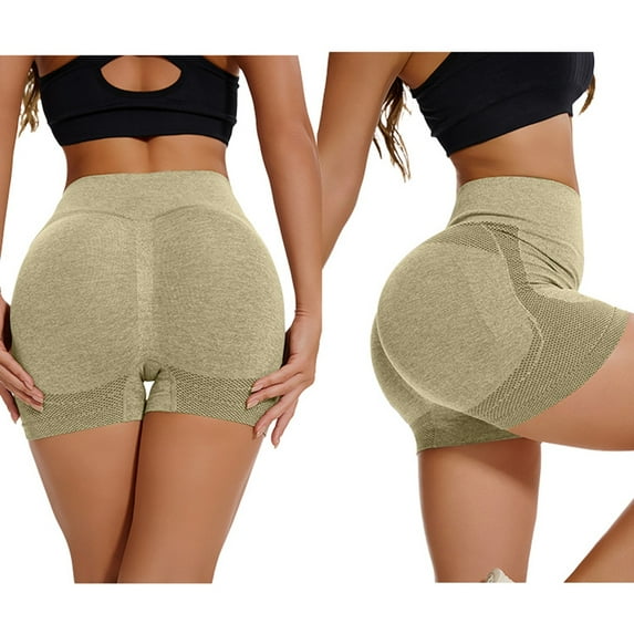 Elvqul High Waisted Boyshorts for Women 2 Pack Tummy Control Shorts Workout Stretchy Nylon Pajamas Casual Womens Boxers