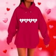 thumbnail image 1 of Hipattires Pullover Sweatshirts for Women Holiday Casual Long Sleeve Tops Plus Size Cute,Lightweight Hooded Gifts for Her Shirts Juniors Hoodies Soft, 1 of 6