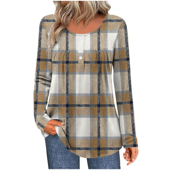 Hipattires Shirts for Women Long Sleeve Pullover Dressy Blouse Holiday Fashion Womens Tops Winter