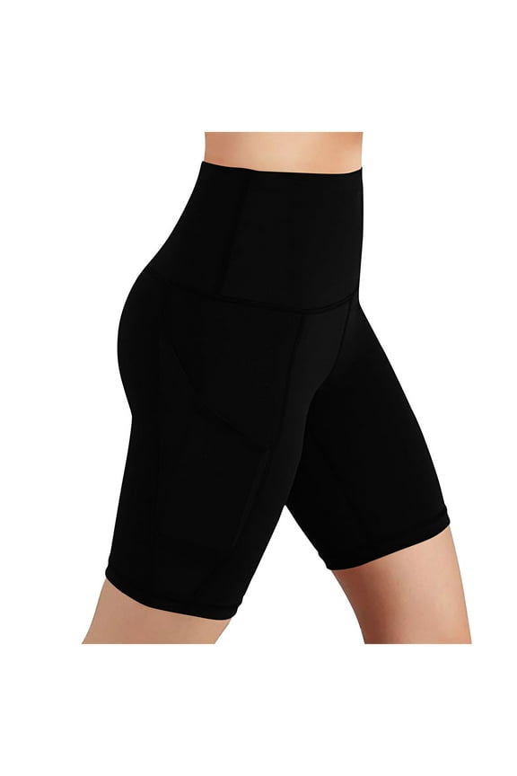 Shorts for Women Athletic Workout Yoga Plain Pull on Juniors Shorts Biker