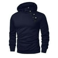 thumbnail image 1 of Elvqul Sweatshirts for Men with Pockets Solid Color Mens Hoodies Fall, 1 of 4