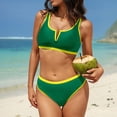 thumbnail image 1 of Hipattires Swimsuits Women Plain 2 Piece Clearance Under $5 Bikini Sets Comfy Green Juniors Athletic Swimwear Bathing Suits, 1 of 5