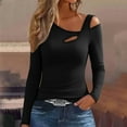 thumbnail image 1 of Hipattires Womens Base Layer Tops Crewneck Pullover Slim Fit Long Sleeve Soft Seamless Winter Warm Lounge Blouses for Ladies Trendy, 1 of 5