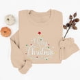 thumbnail image 1 of Hipattires Womens Christmas Sweatshirts, Christmas Clothes for Women, Graphic Loose Style Long Sleeve, Beige, 1 of 6