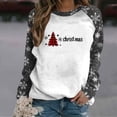 thumbnail image 1 of Hipattires Womens Christmas Sweatshirts, Womens Christmas Clothes, Printed Loose Style Long Sleeve, Dark Gray, 1 of 4