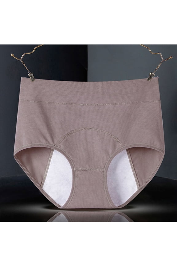 Womens Cotton Briefs Underwear Period High Waisted 100% Algodon Dressy Pajamas Panties for Juniors