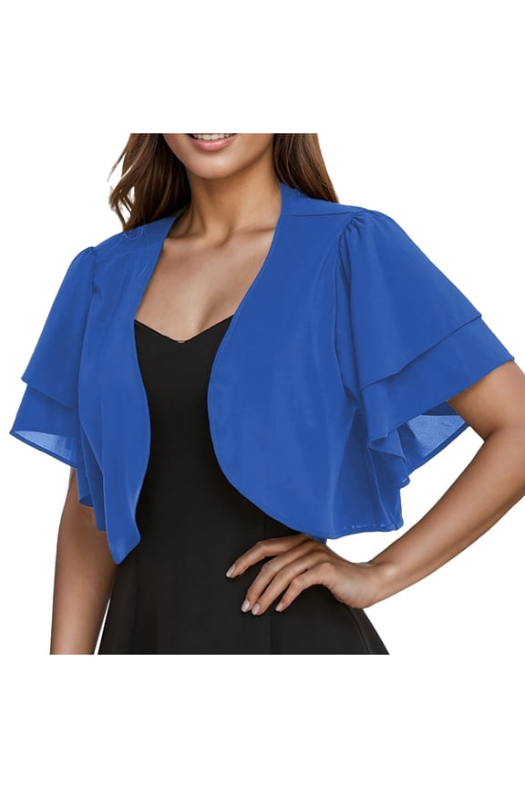 Womens Dressy Cardigans Cardigans Blue Print Open Front Sweaters for Juniors