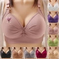 thumbnail image 1 of Hipattires Womens Front Closure Bras Push up Bralette Wireless Everyday Lift Bust Soft Bras for Women ,SIZE XL, 1 of 4