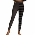 thumbnail image 1 of Hipattires Womens Leggings,Pants for Women,Gym Pull on Yoga Ankle,Brown, Size 2XL, 1 of 6