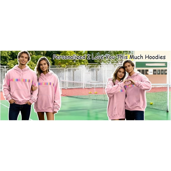 Hipattires Womens Plus Size Hoodies Pullover Cute Long Sleeve Tops Hooded Soft Holiday Gifs,Lightweight Valentines Sweatshirts for Ladies Shirts