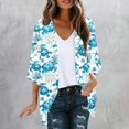 thumbnail image 1 of Elvqul Womens Printed Sweater Long Sleeve Sweater with Pockets Spring Cardigans for Women, 1 of 5