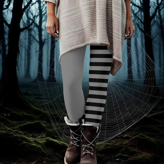 Elvqul Womens Stretch Pants Y2k Petite Leggings Plus Size Athletic Halloween Halloween Pants for Women Workout