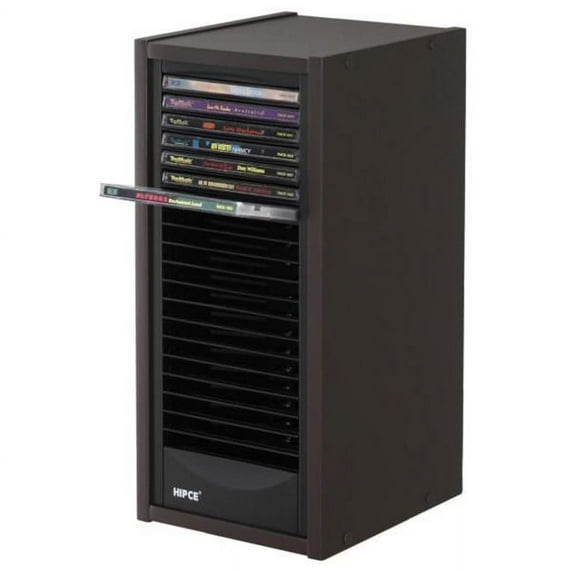 Hipce 2G-20 MC One Touch CD Tower, Mocha - 20 Capacity