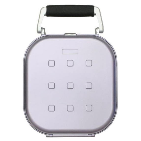 Hipce CDH-24 MV Plastic Portable CD Case, Metallic Violet - 24 Capacity