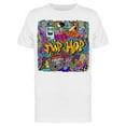 thumbnail image 1 of Hiphop Graffiti Doodle Art T-Shirt Men -Image by Shutterstock, Male Medium, 1 of 2