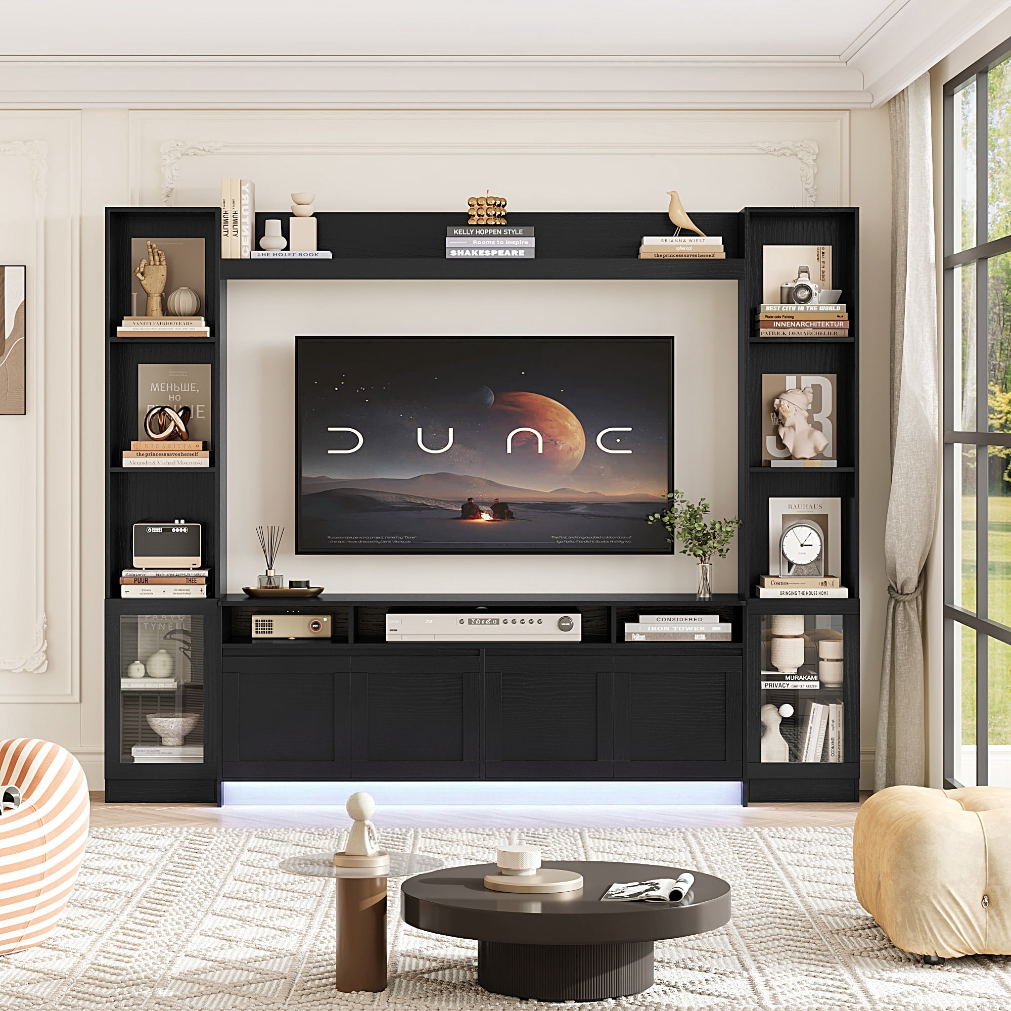 Aukfa TV Stand with Storage Shelves for TVs up to 65 Aukfa TV Stand with Storage Shelves for TVs up to 65
