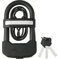 thumbnail image 1 of Hiplok DC Wearable U-Lock - 2.5 x 5.3", Keyed, Black, Includes 1m cable, 1 of 1