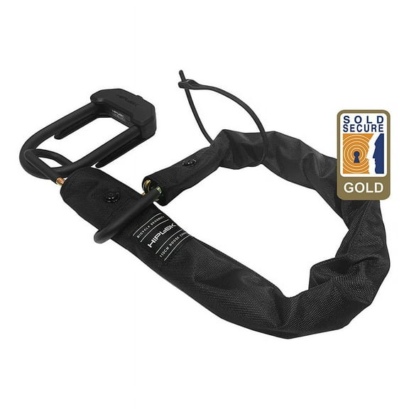 Hiplok E-DX Chain and U-Lock w/ Z Lok, Black
