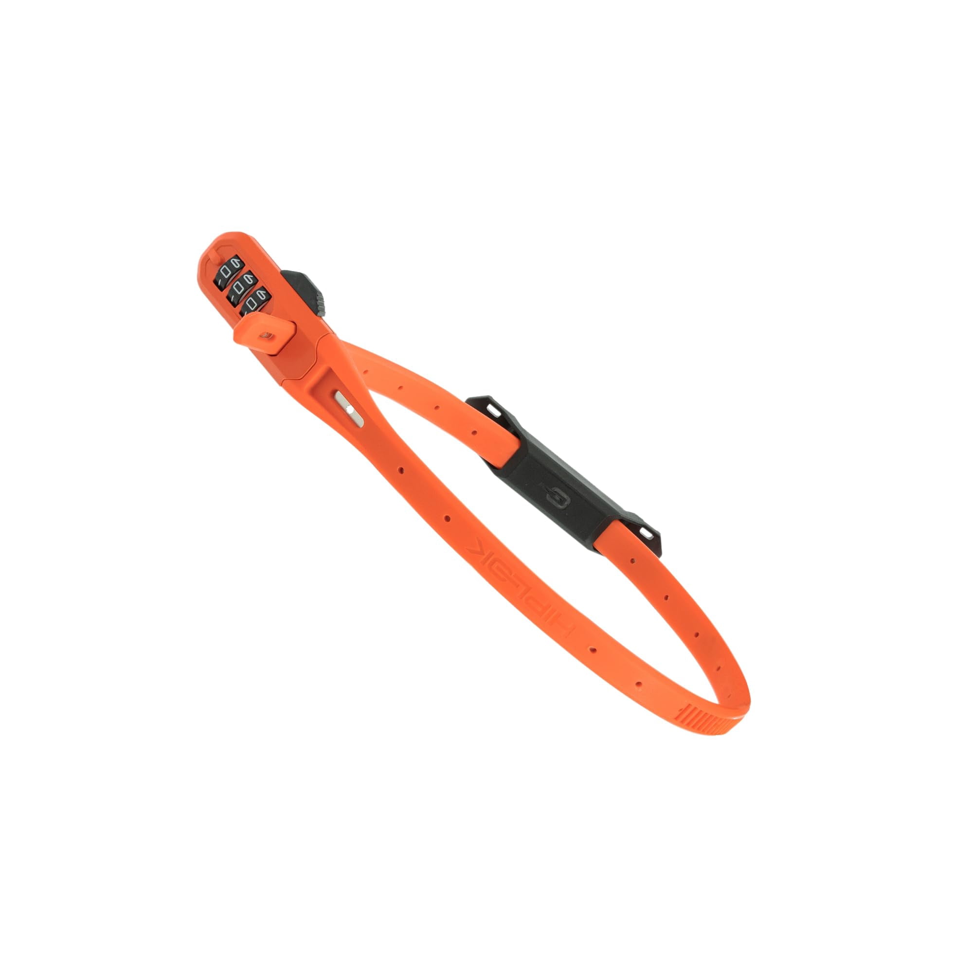 Hiplok Z Lok Single Zip Combination (Keyless) V2 Lock w/ Bracket, Orange