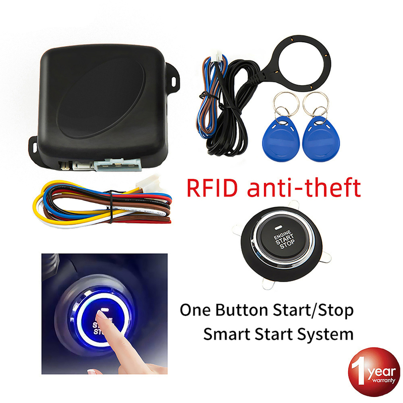 Hippcron Car Remote Engine Starters Button Door Lock Keyless Entry